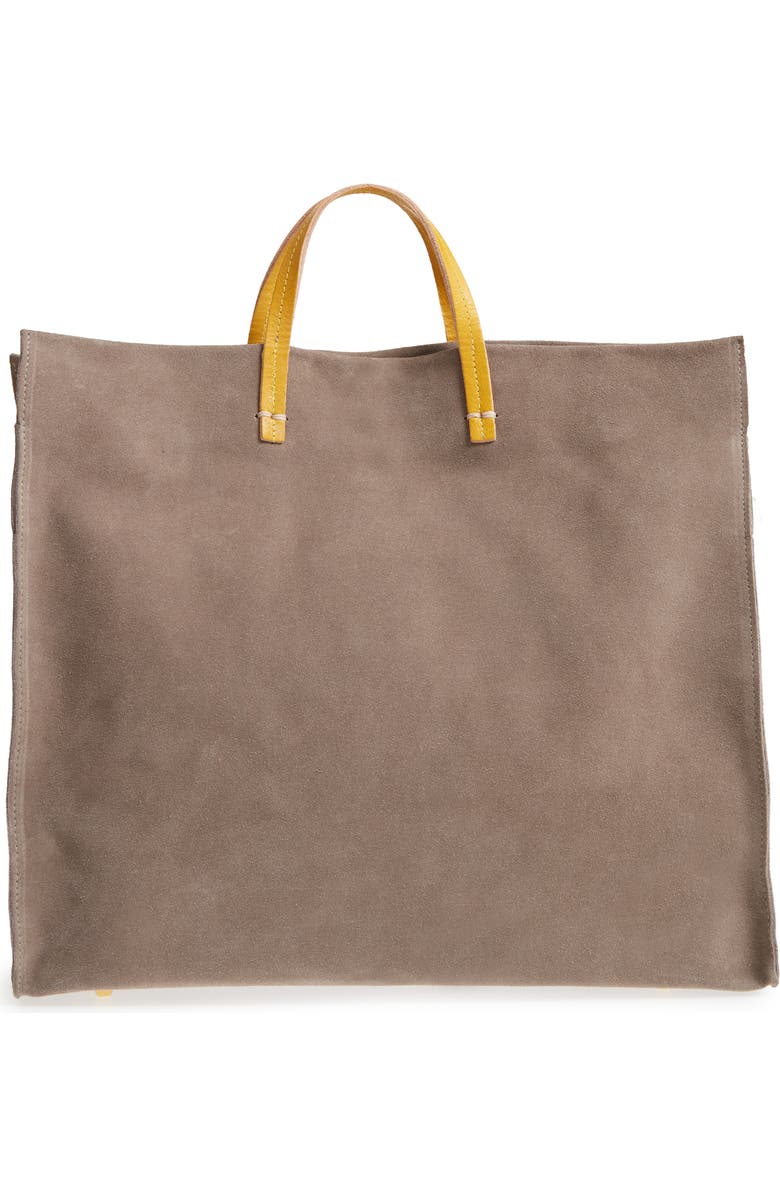 Clare V. Simple Suede Tote, Main, color,