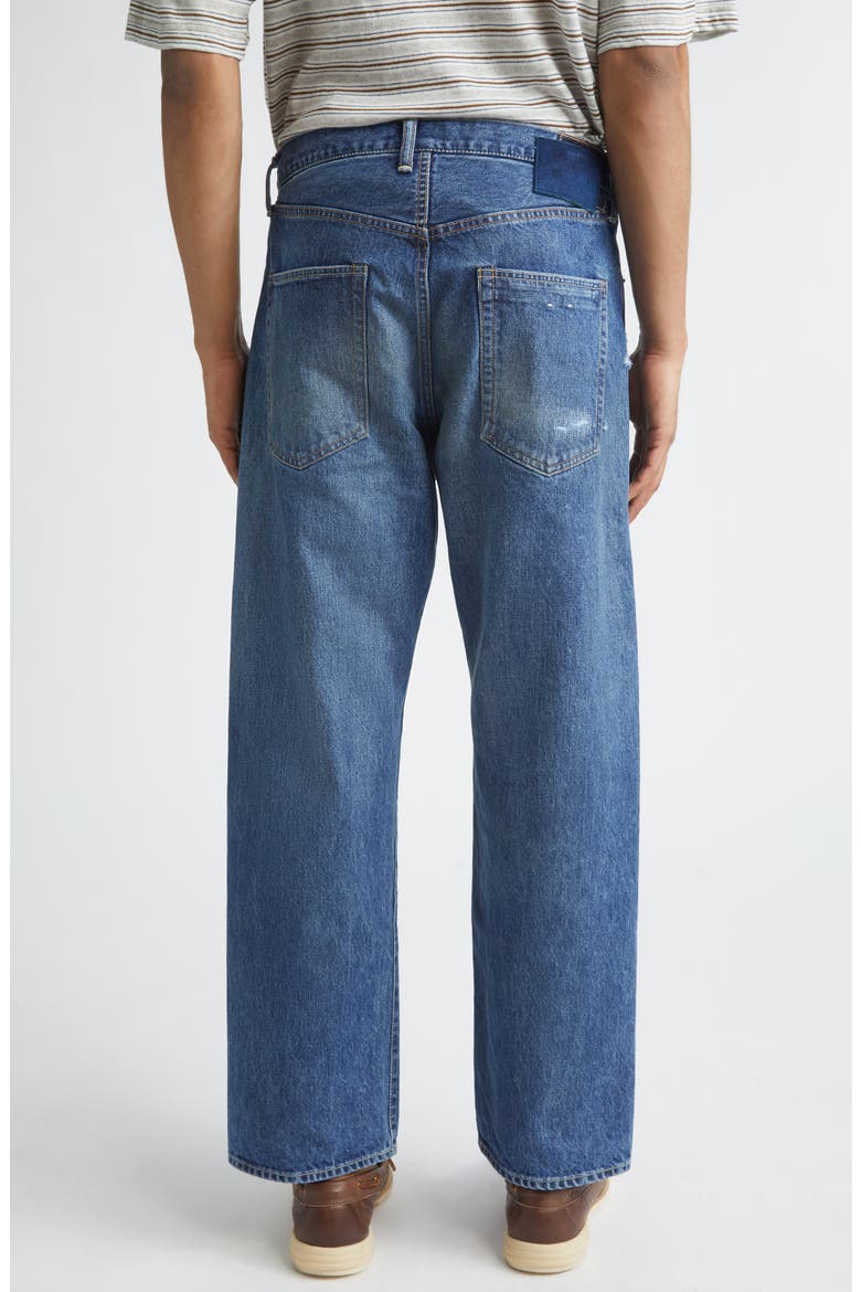 VISVIM Social Sculpture 01 Distressed Wide Leg Jeans (Men) | Nordstrom