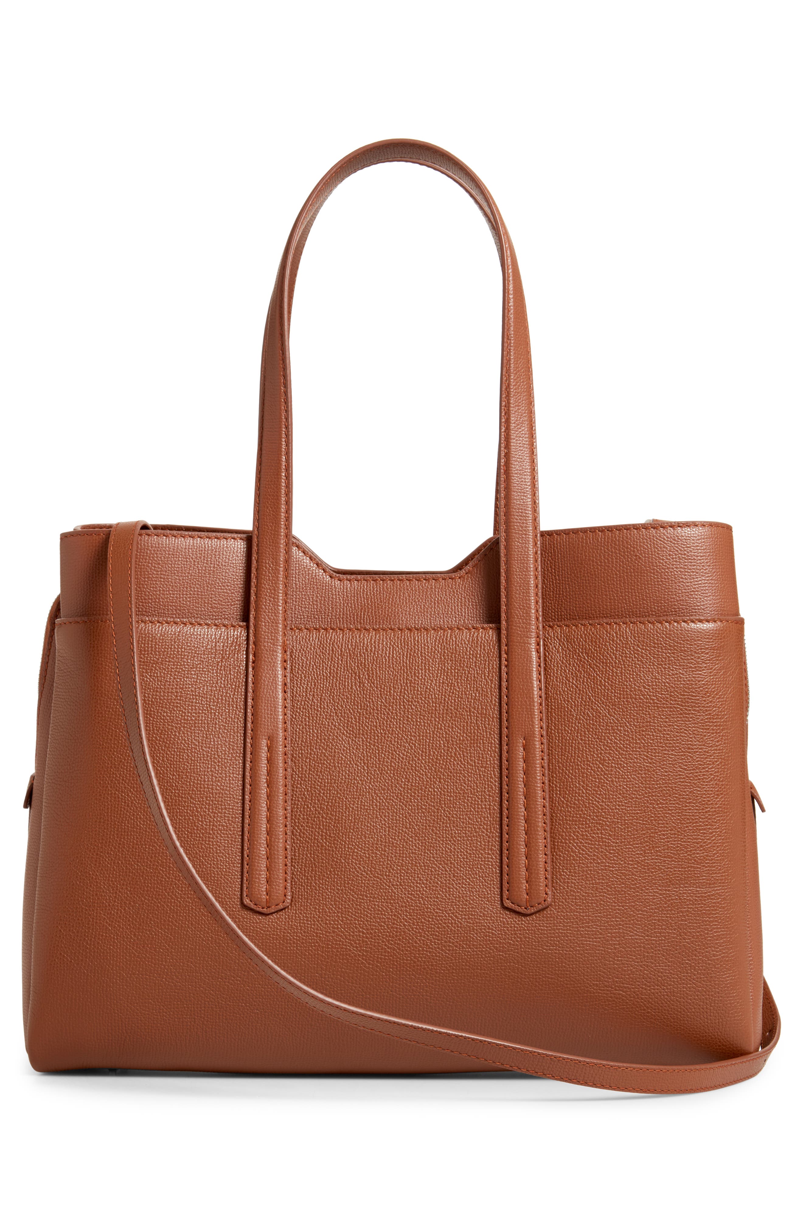 Taylor Leather Business Tote, Alternate, color, LIGHT/ PASTEL BROWN