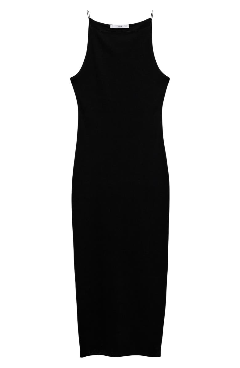 MANGO Stretch Cotton Body-Con Dress, Alternate, color, 