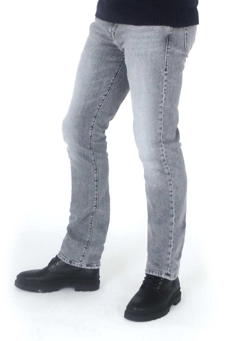 Jimmy Stretch Slim Straight Leg Jeans, Alternate, color, CLOUD GREY