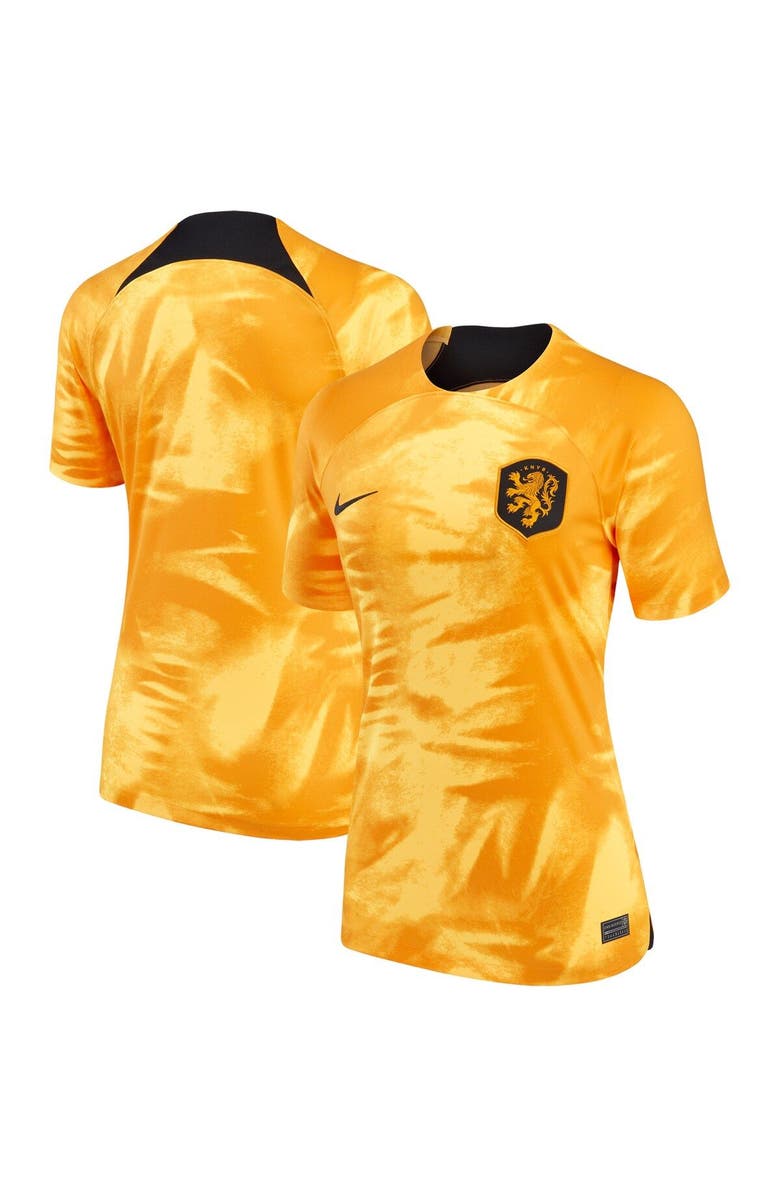Nike Women's Nike Orange Netherlands National Team 2022/23 Home Breathe Stadium Replica Blank Jersey, Main, color,