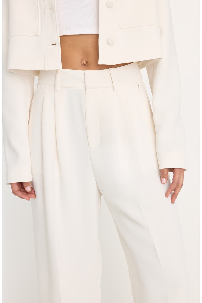Luxe High Waist Ankle Wide Leg Trousers, Alternate, color, SOFT SHELL