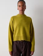 Whistles 100% Wool Seam Detail Crew Knit Jumper