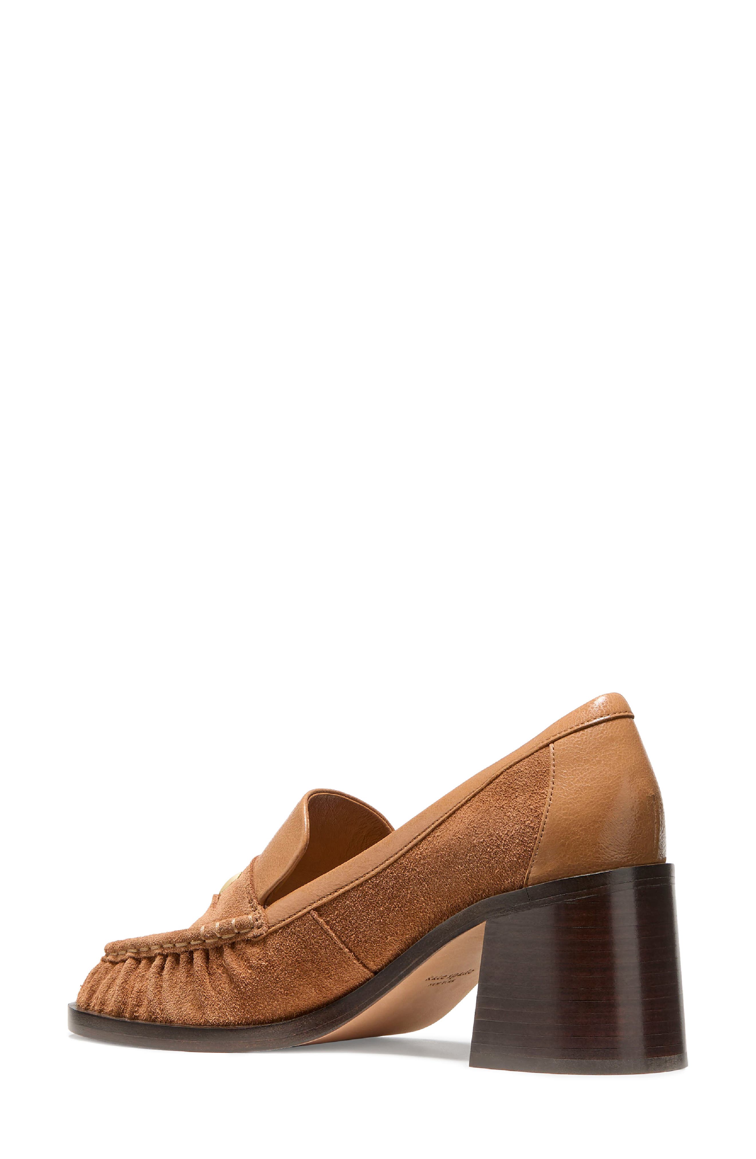penny loafer pump, Alternate, color, BUNGALOW