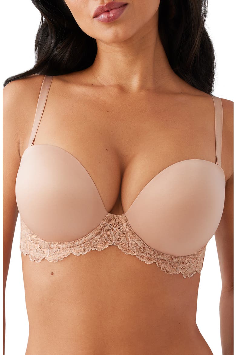 Self-Assured Underwire Convertible Push-Up Bra, Alternate, color, ROEBUCK