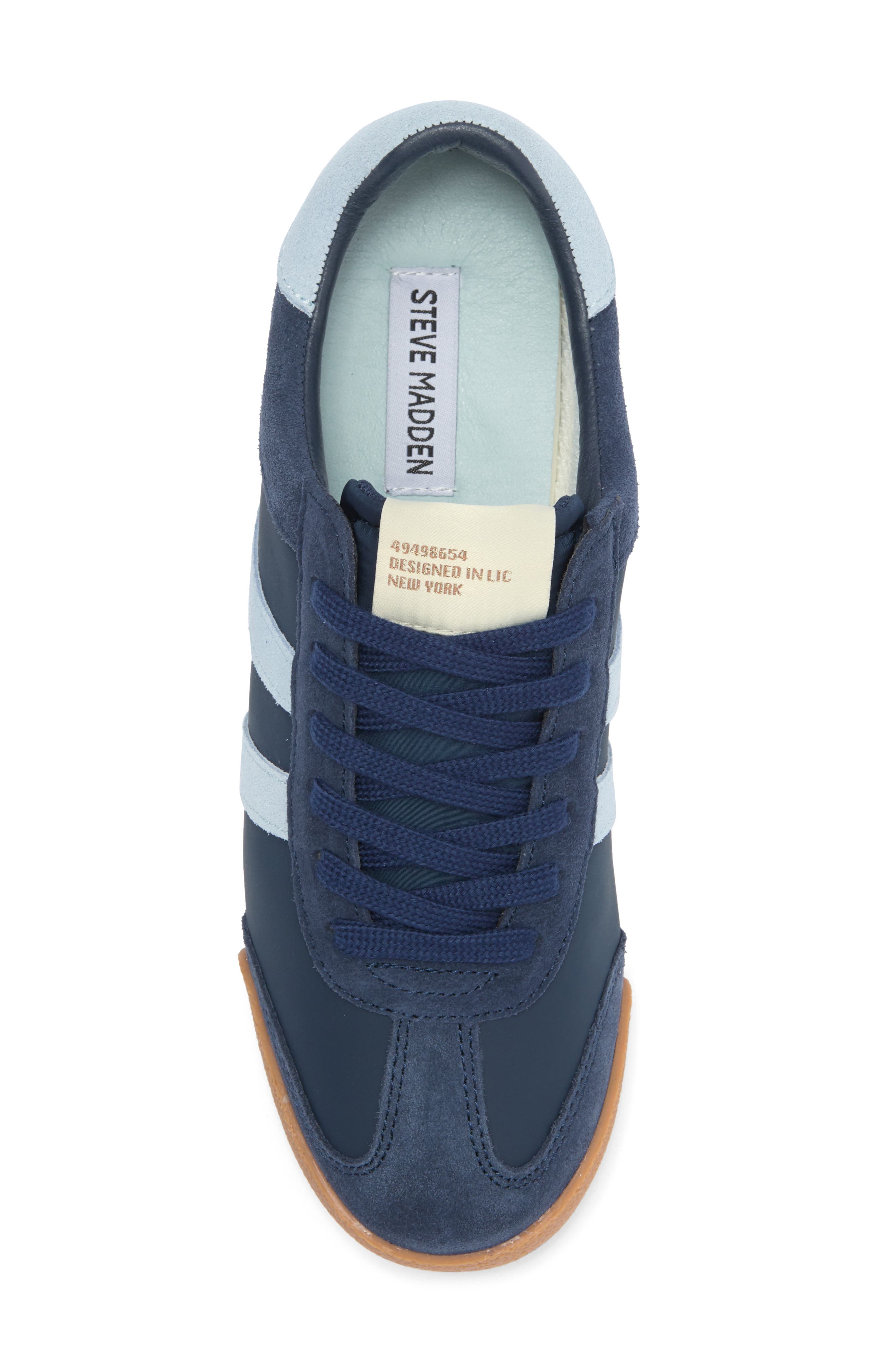 Steve Madden Hudsin Sneaker, Alternate, color, Navy Multi