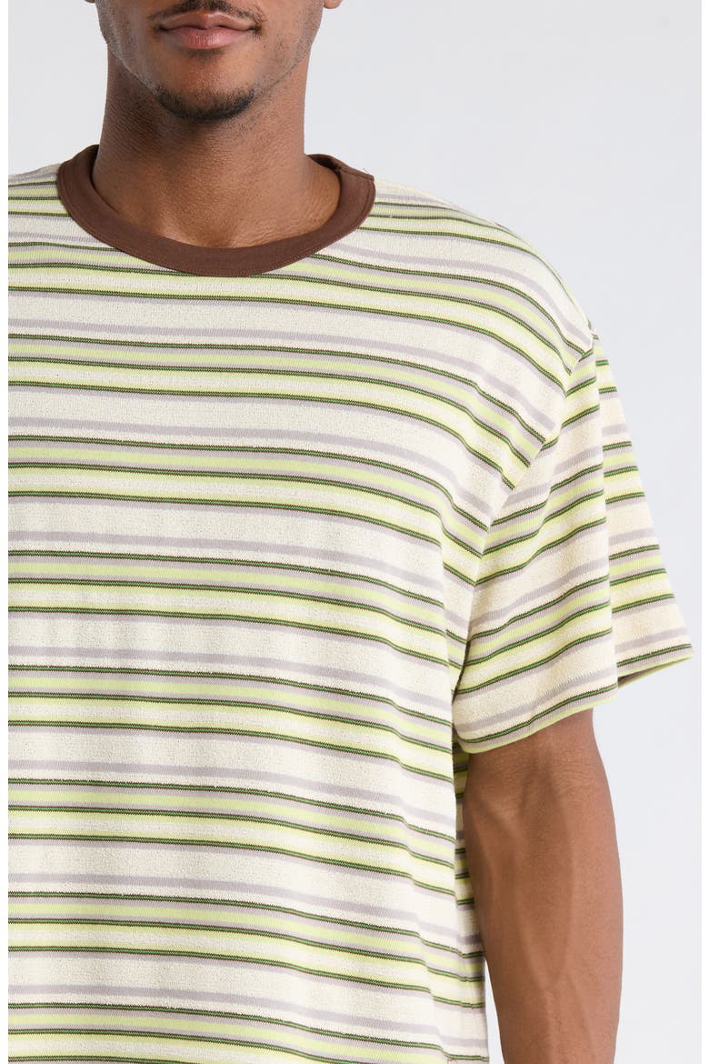 Looped Stripe T-Shirt, Alternate, color, GREEN MULTI
