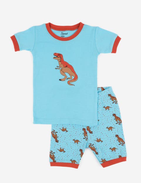 Kids Cotton Two-Piece Short Printed Pajamas, Animals & Characters (Toddler, Little Kid & Big Kid)