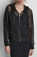 DKNY Open Stitch Hoodie