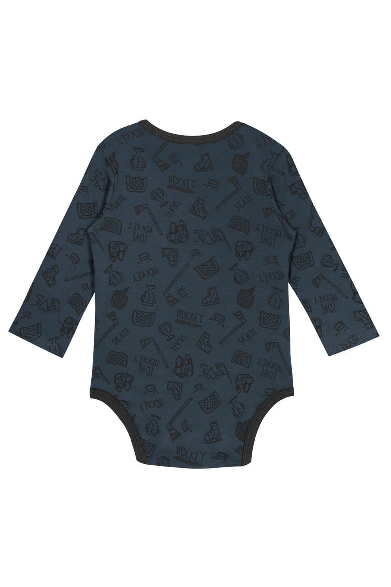Infant Gray Vegas Golden Knights Dynamic Defender Long Sleeve Bodysuit, Alternate, color, Gray