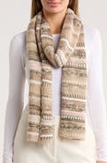 Ted Baker London Fair Isle Knit Scarf