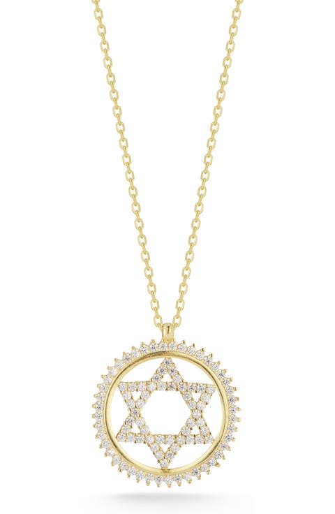 Star of David Pendant Necklace