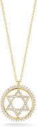 SPHERA MILANO Star of David Pendant Necklace