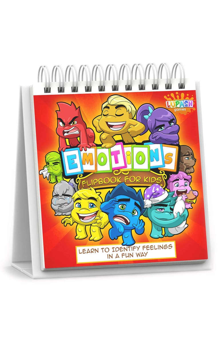 Lupash Games Monsters Emotions Flipbook for Kids Age 3+, Main, color, 