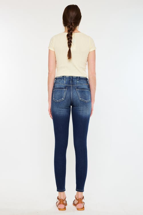 Kancan Novah High Rise Super Skinny Jeans In Blue