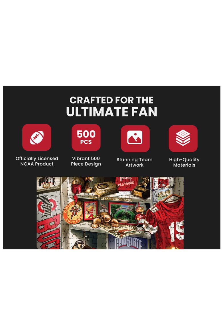 Ohio State Buckeyes Locker 500pc Puzzle, Alternate, color, Multicolor