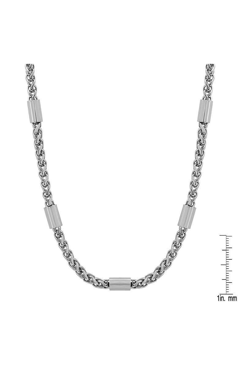 HMY JEWELRY Station Chain Necklace, Alternate, color, 