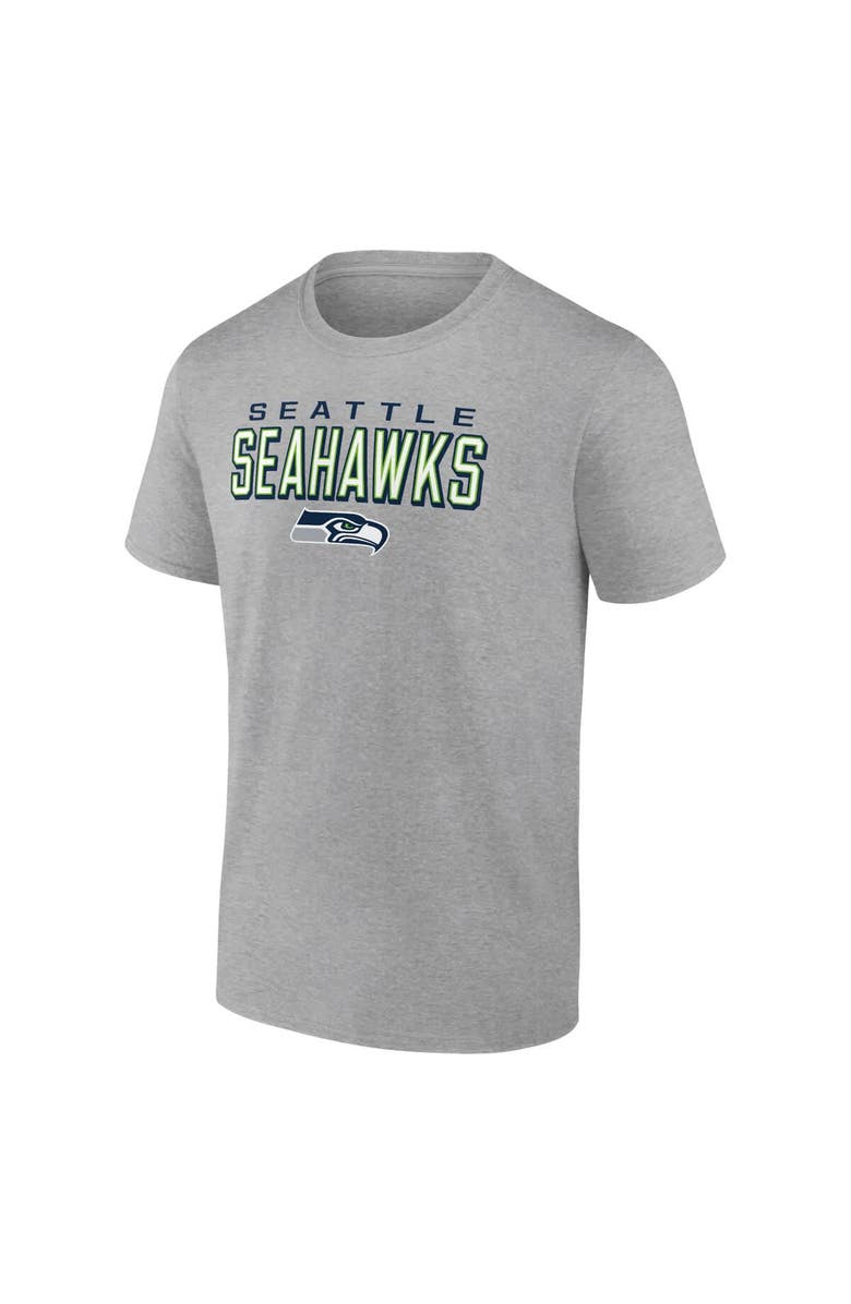 Fanatics MTO Label Men's Heather Gray Seattle Seahawks Swagger T-Shirt, Alternate, color, Heather Gray