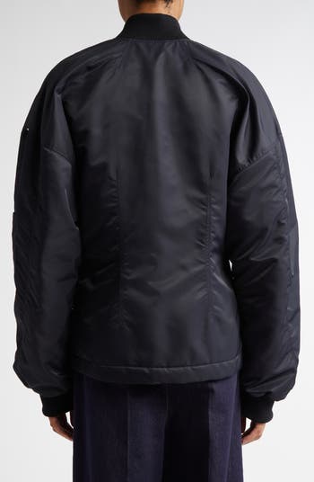 SPORTMAX Zebu Fitted Bomber Jacket | Nordstrom