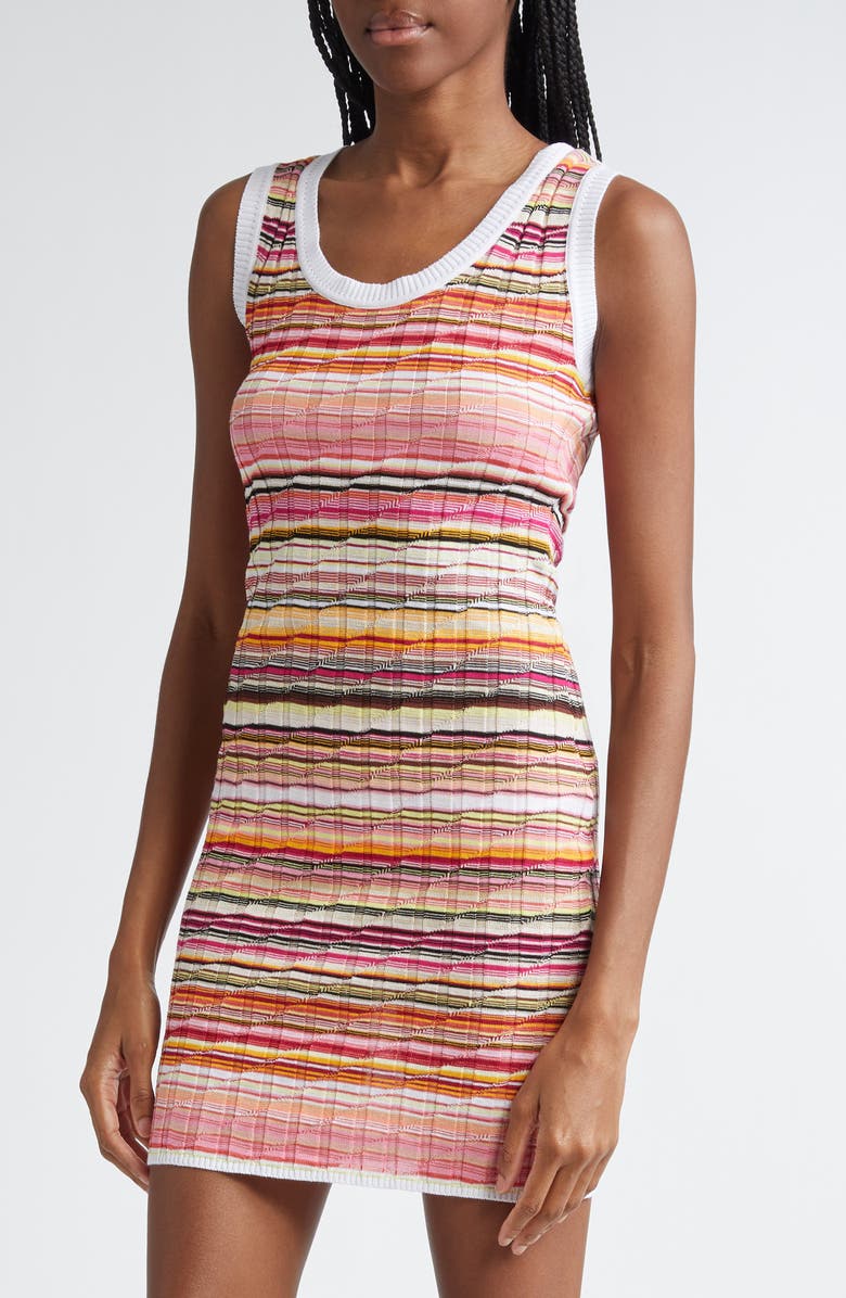 Missoni Stripe Minidress, Alternate, color, 