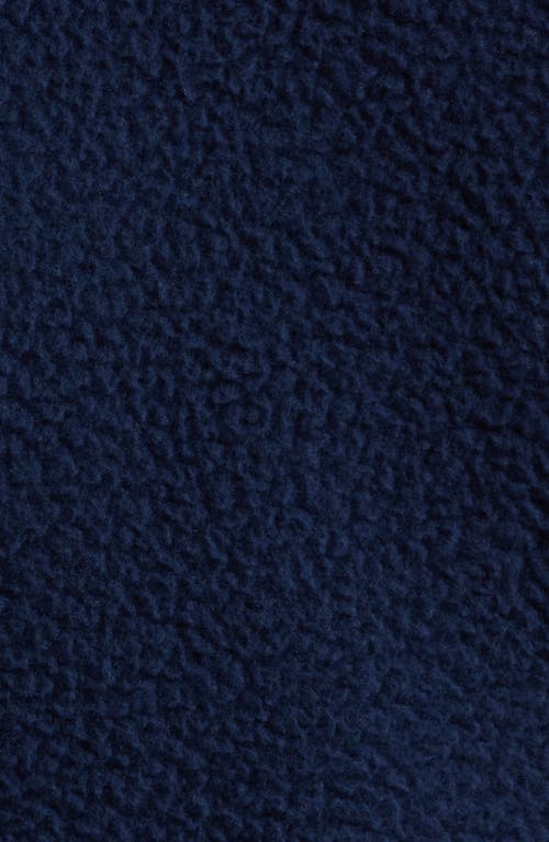 Halfdays Chapelle Water Repellent Fleece Jacket In Navy