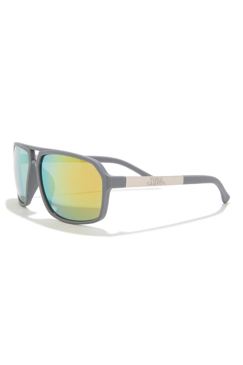 135mm Aviator Sunglasses, Alternate, color, GREY