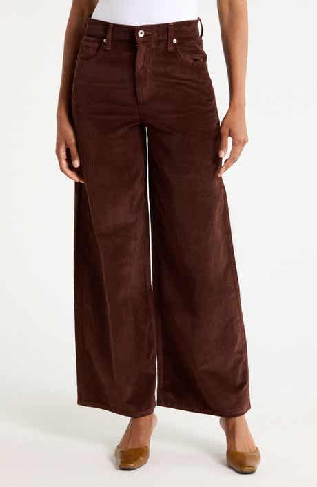 Serena High Waist Wide Leg Corduroy Jeans