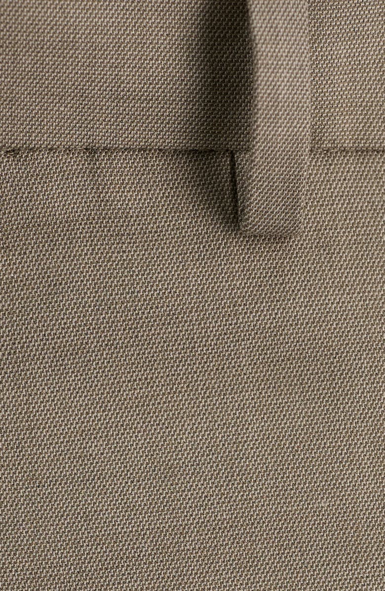 Kenneth Cole Reaction Slim Fit Sharkskin Pants, Alternate, color, Oatmeal