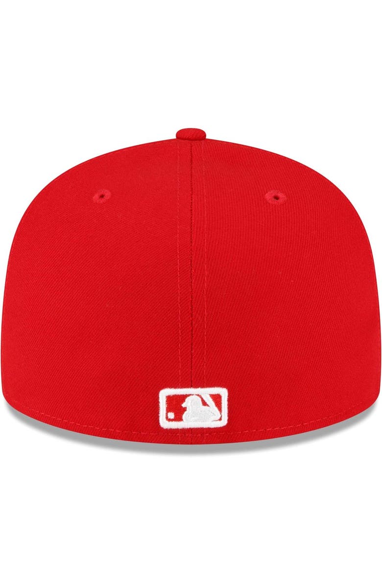 New Era Men's New Era Red Cincinnati Reds Sidepatch 59FIFTY Fitted Hat, Alternate, color,