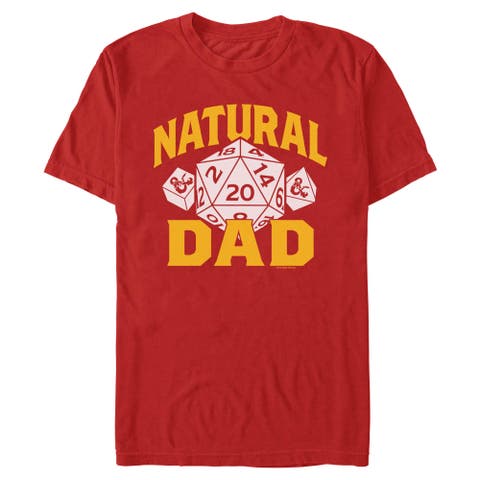 Men's Dungeons & Dragons Natural Twenty Dad  Graphic T-Shirt