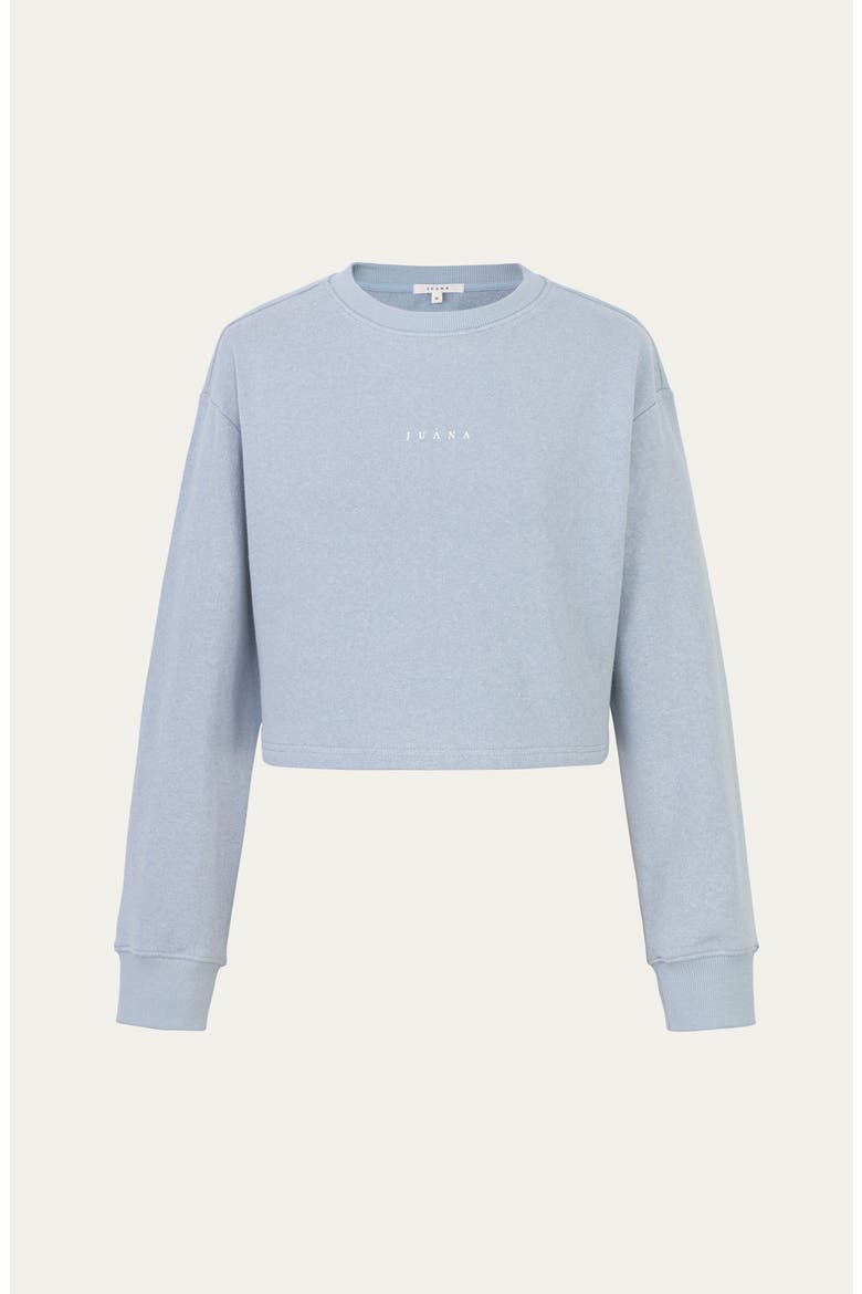 Off Hours Natural Crewneck Sweater, Alternate, color, Light Blue