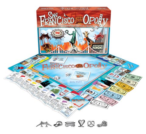 San Franciscoopoly Monopoly Board Game