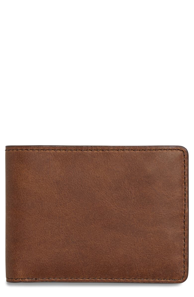 Shinola Navigator Leather Wallet, Main, color,
