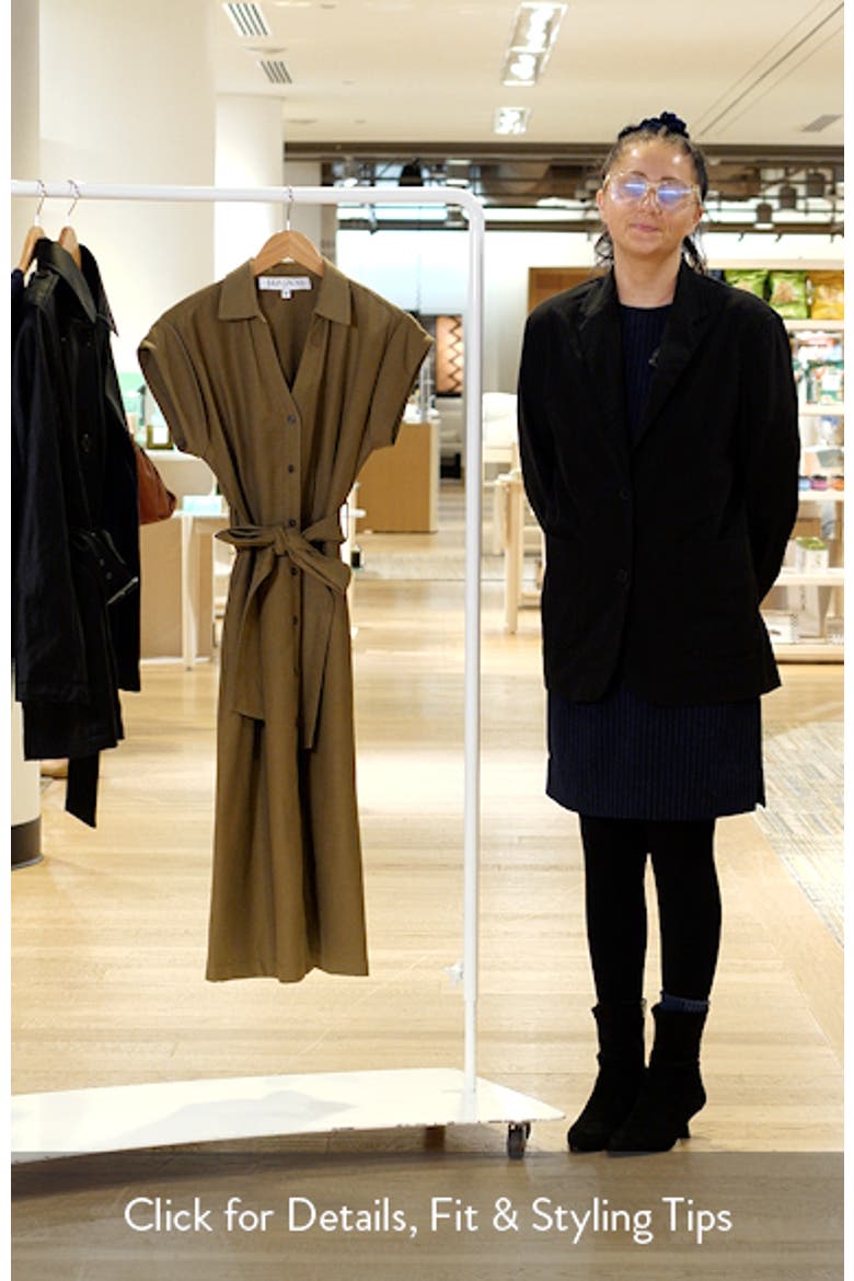 Short Sleeve Midi Shirtdress video