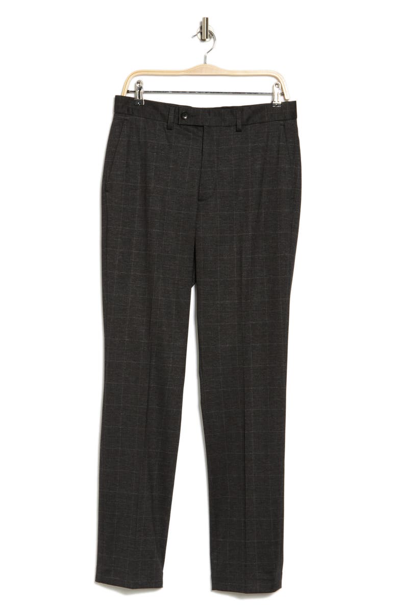 Victor Emmanuel Windowpane Performance Woven Dress Pants, Alternate, color,