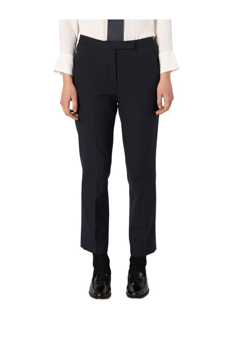 Celia Straight Suit Pants, Main, color, Navy Blue