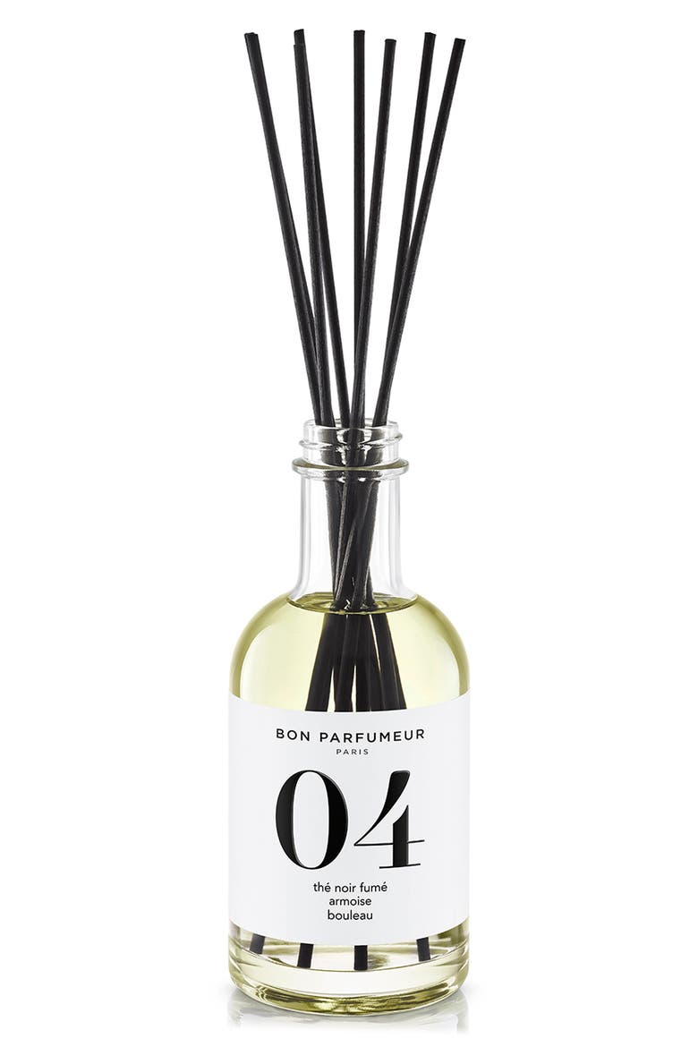 04 Smoked Black Tea, Mugwort & Birch Reed Diffuser, Main, color, NO COLOR