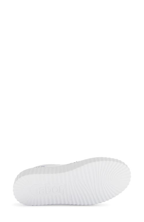 Gabor 63.204 Platform Sneaker In White