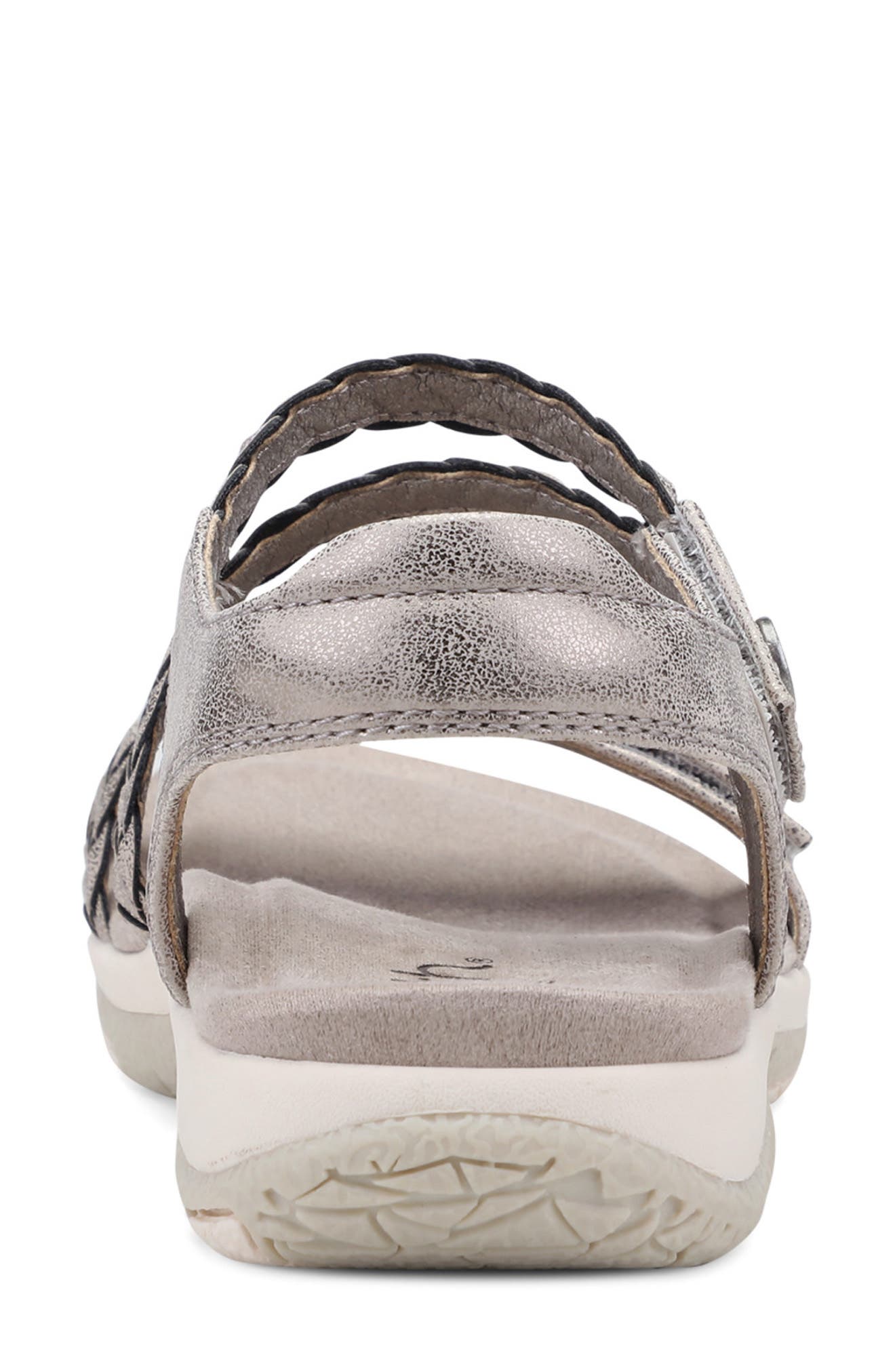 Stellon Ankle Strap Sandal, Alternate, color, SILVER