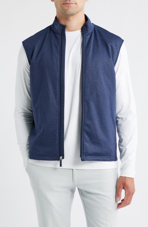 Lomond Check Zip-Up Vest
