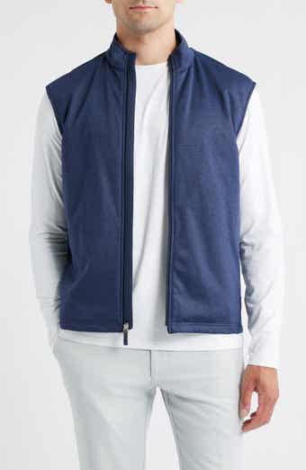 johnnie-O Lomond Check Zip-Up Vest