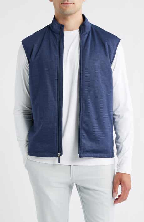 johnnie-O Lomond Check Zip-Up Vest