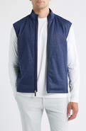 johnnie-O Lomond Check Zip-Up Vest
