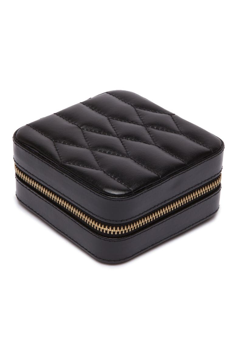 Caroline Zip Travel Case, Main, color, BLACK