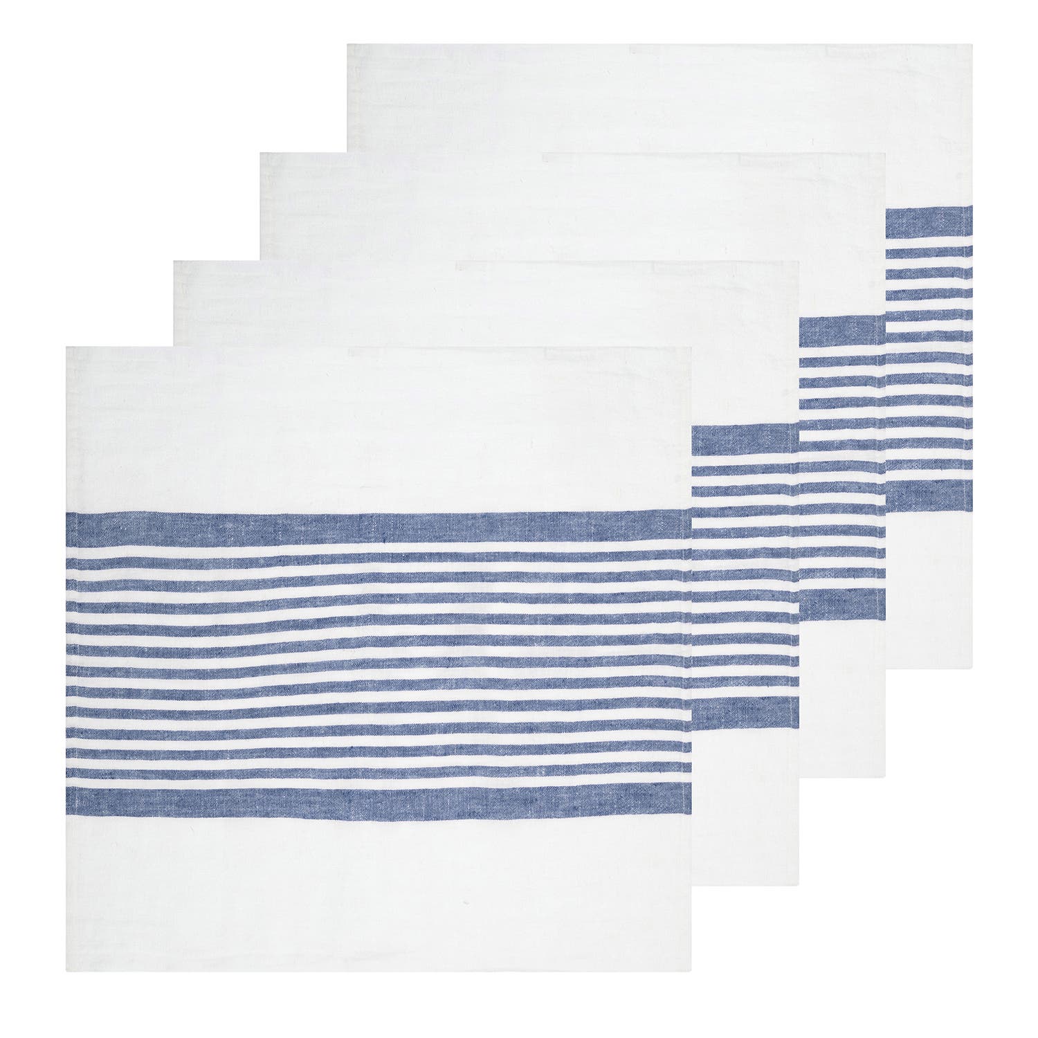 White, Blue 20" x 20"