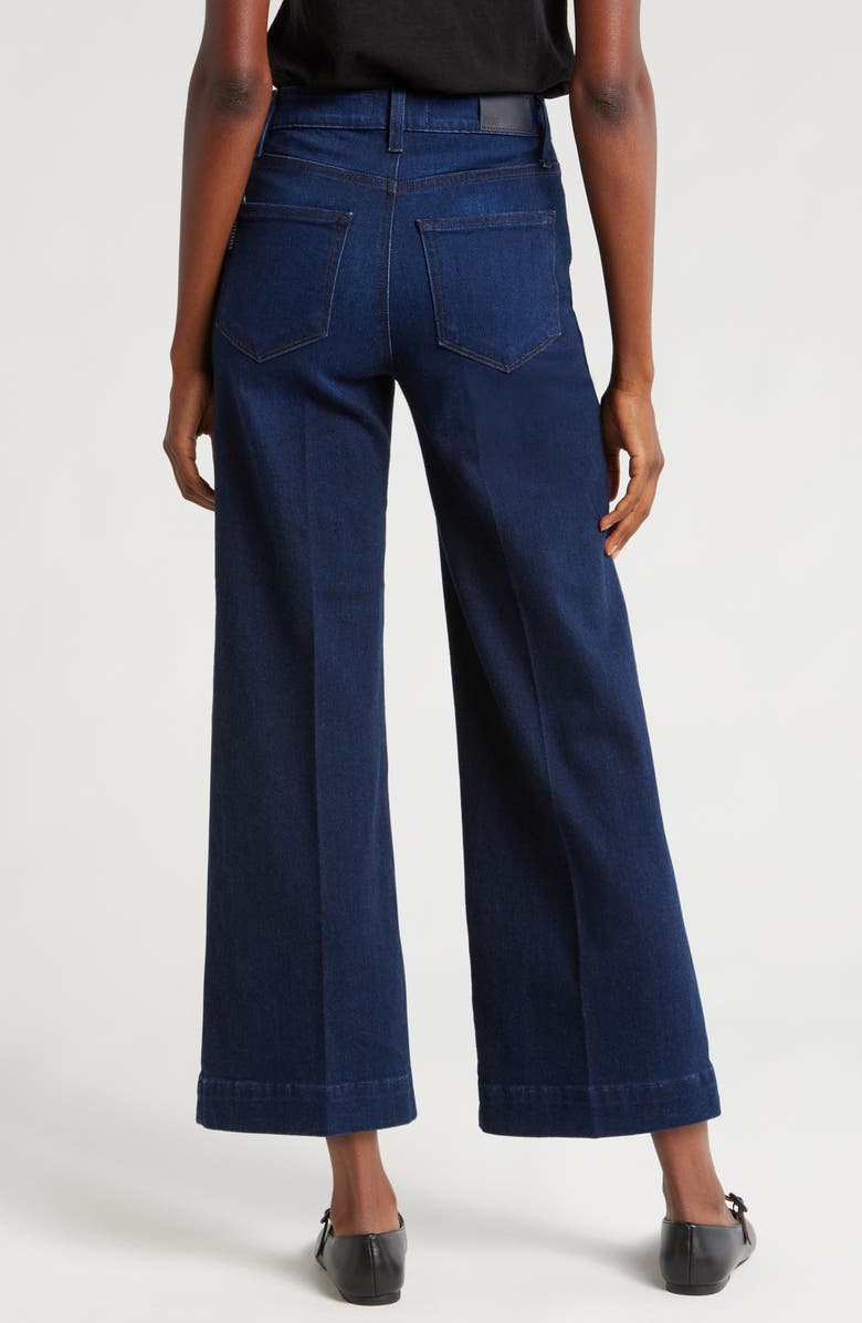 PAIGE Anessa Wide Leg Jeans, Alternate, color, Starboard