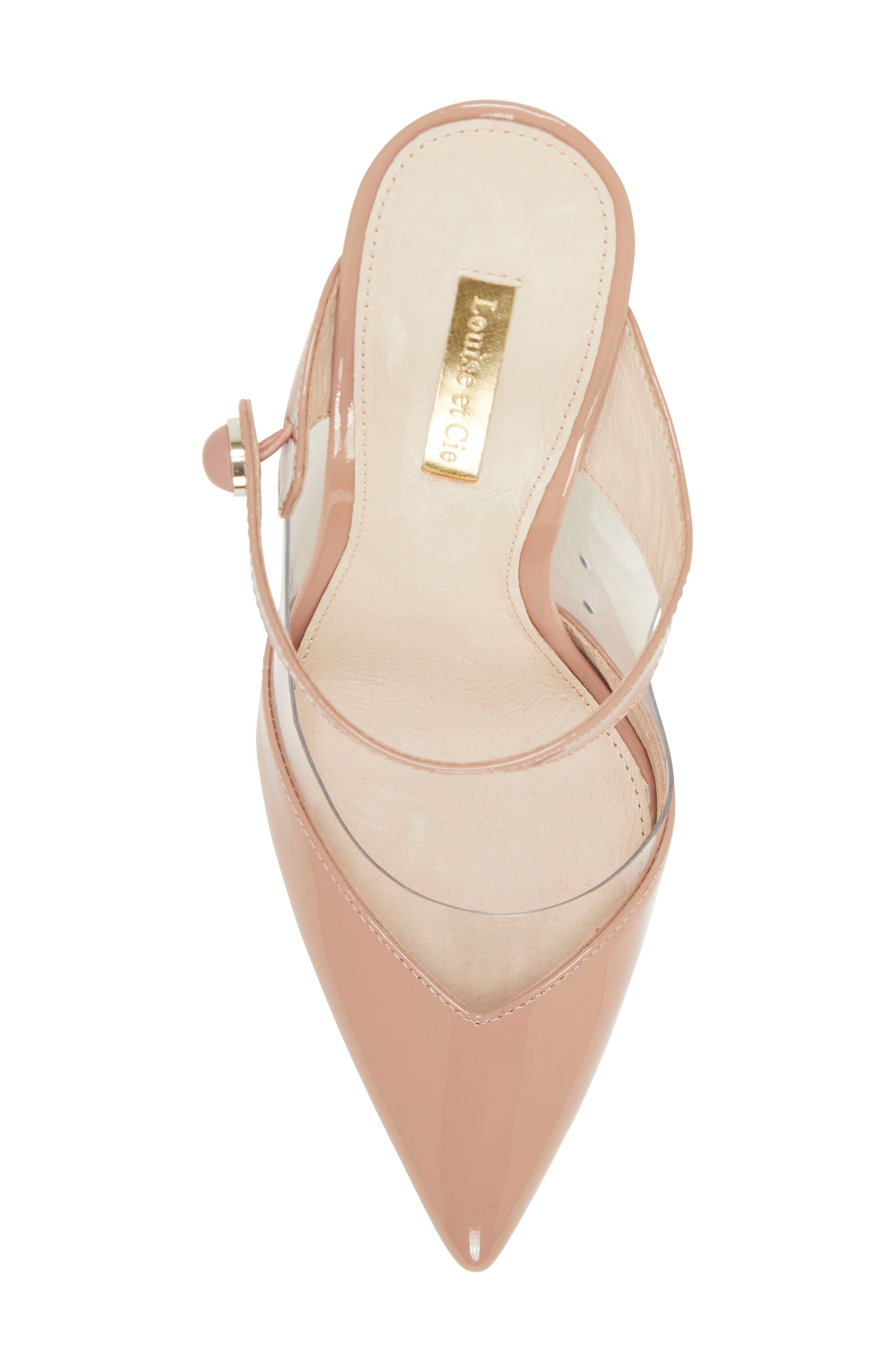 Joykiss Mule, Alternate, color, ROSE PETAL PATENT LEATHER