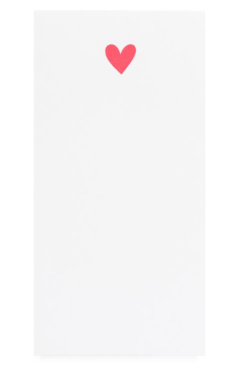 Everyday Neon Heart Notepad