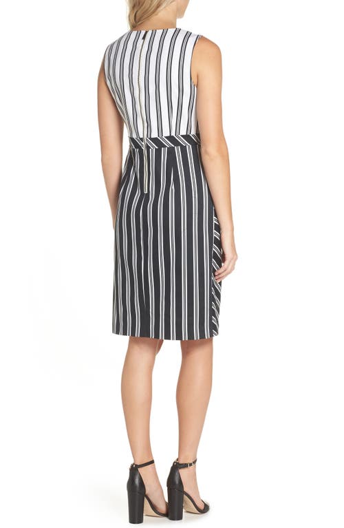 Vince Camuto Stripe Sheath Dress In Multi